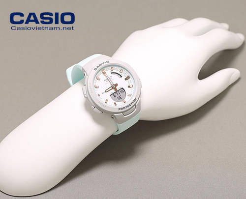 đồng hồ casio baby g BSA-B100MC-8A