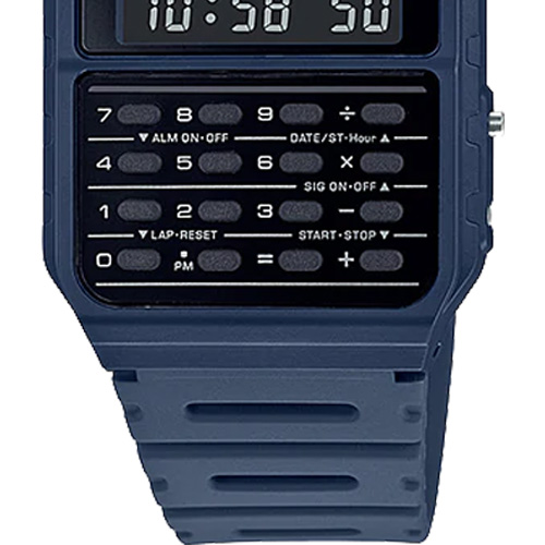 dây nhựa đồng hồ Casio CA-53WF-2B