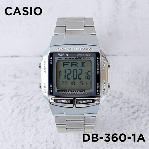 Casio databank DB-360 Pin 10 Năm
