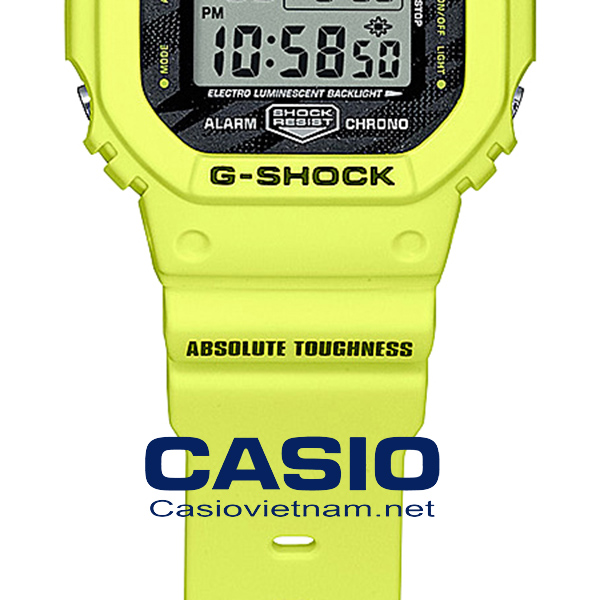 dây nhựa đồng hồ Casio G Shock DW-5600TGA-9DR