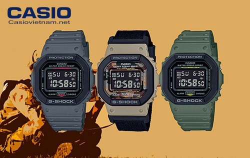 Bộ ba đồng hồ Casio G Shock DW-5610
