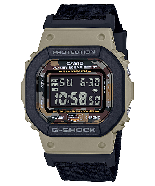 Đồng hồ Casio G Shock DW-5610SUS-5 dây dù cao cấp