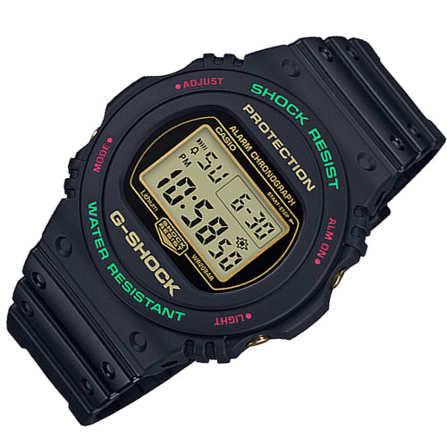 đồng hồ casio DW-5700TH-1 dây nhựa