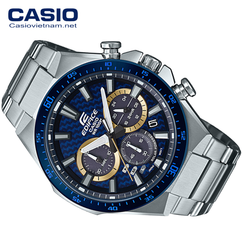 đồng hồ Casio EQS-800BCD-2AVUDF mặt cacbon