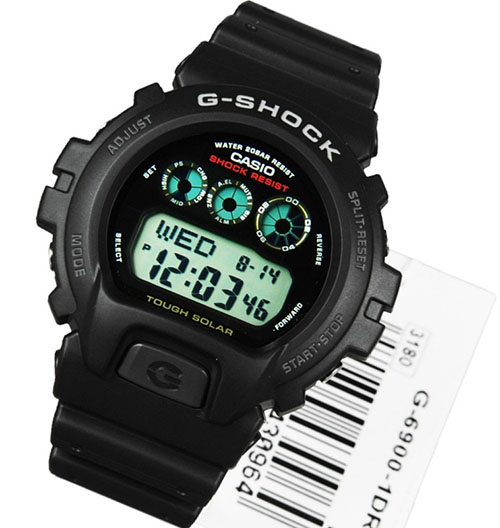 Đồng hồ Casio G-Shock G-6900BB-1DR mạnh mẽ bụi bặm