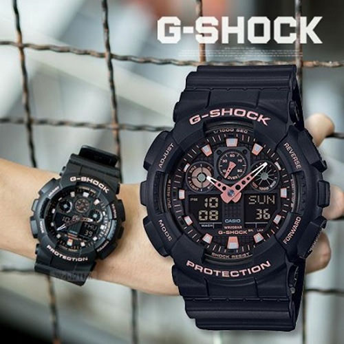 Đồng hồ Casio G-Shock GA-100GBX-1A4DR Chống nước 200 mét