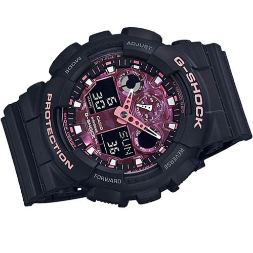 Đồng hồ Casio G-Shock GA-100TCB-1A màu sắc ấn tượng