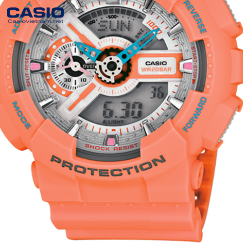 dây nhựa đồng hồ casio GA-110DN-4ADR