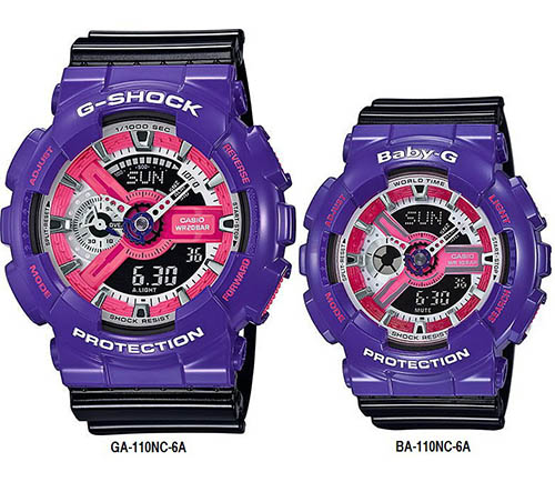 cặp đôi đồng hồ g shock & Baby G