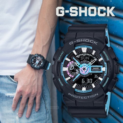 đồng hồ nam G Shock GA-110PC-1ADR