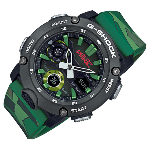 đồng hồ G Shock GA-2000GZ-3ADF dây nhựa
