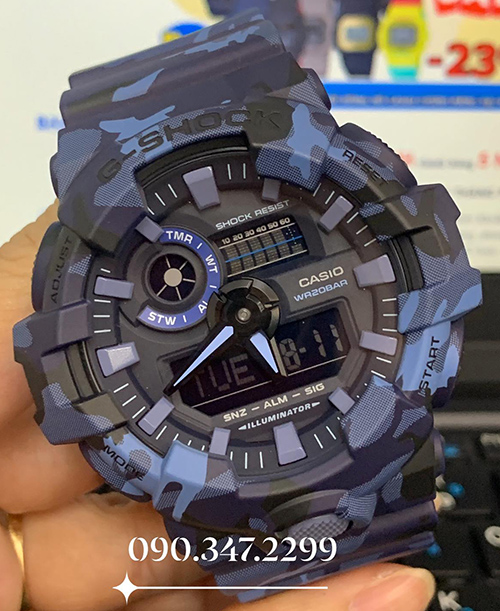 Khám phá đồng hồ G Shock GA-700CM-2A
