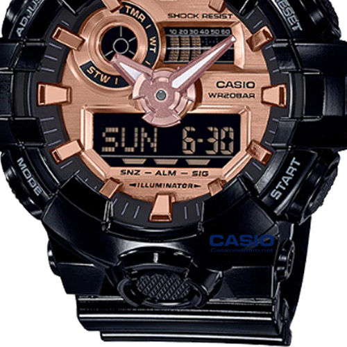 dây nhựa đồng hồ Casio GA-700MMC-1ADR