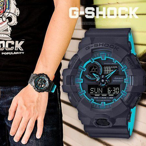 Đồng hồ Casio G-Shock GA-700SE-1A2DR đèn led