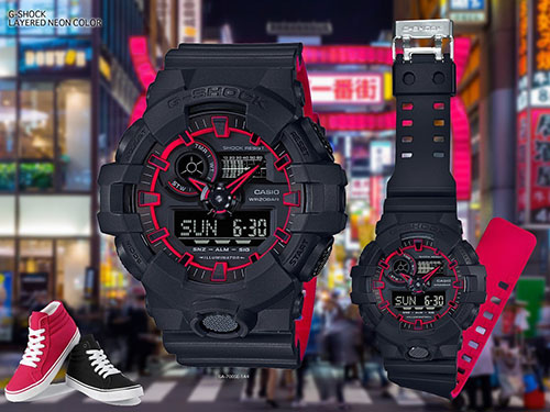 Đồng hồ Casio G-Shock GA-700SE-1A4DR đèn led