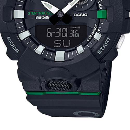 dây nhựa đồng hồ nam Casio GBA-800DG-1ADF