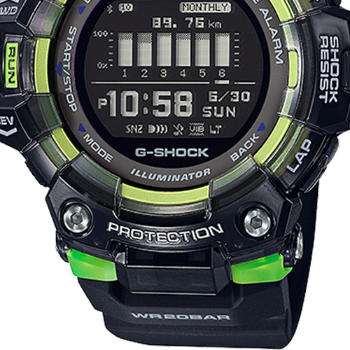 chi tiết dây đeo đồng hồ G Shock GBD-100SM-1DR 