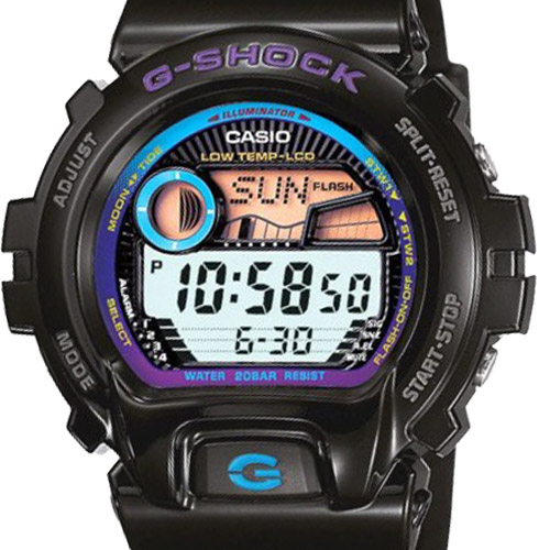 chi tiết mặt đồng hồ G Shock GLX-6900-1DF