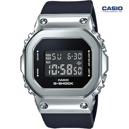 đồng hồ casio g shock GM-S5600-1 dành cho nữ