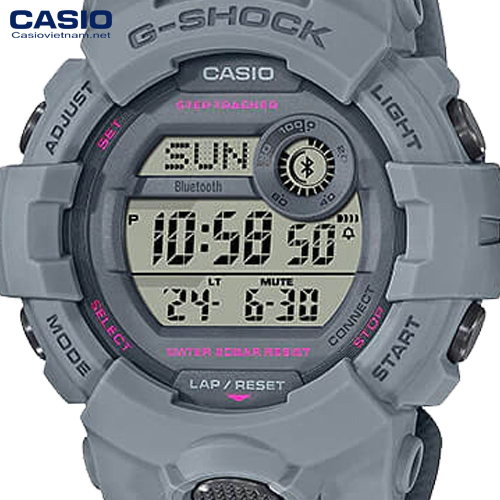 chi tiết mặt đồng hồ G Shock GMD-B800SU-8