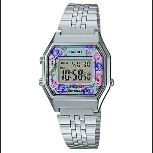 đồng hồ Casio LA680WA-2CDF chính hãng mặt xanh độc đáo