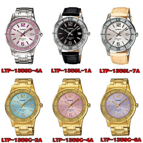 Bộ sưu tập đồng hồ nữ LTP-1359G