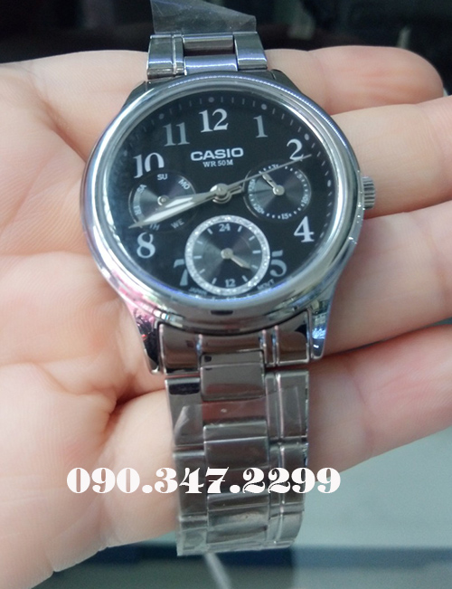 Đồng hồ nữ LTP-E306D-1BVDF dây kim loại