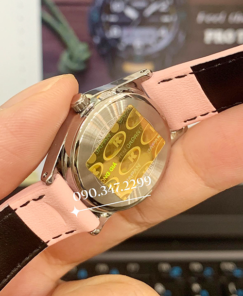 Đồng hồ Casio LTP-V006L-4BUDF dây da màu hồng