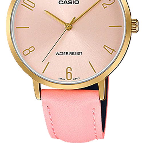 dây da đồng hồ nữ Casio LTP-VT01GL-4B