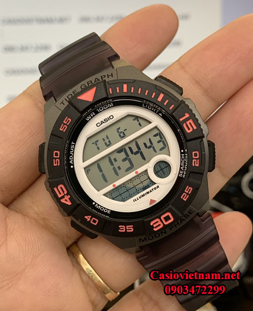 Đồng hồ Casio nữ LWS-1100H-8AV cá tính