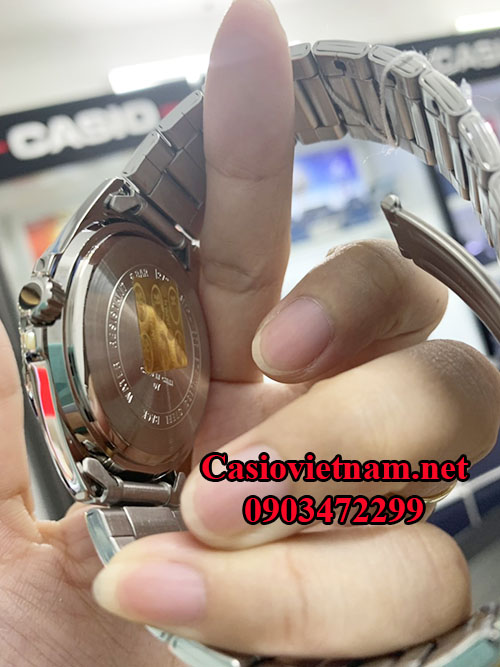 Tem vàng AK đồng hồ và độ dày của mặt Casio MTP-1308D-9AVDF