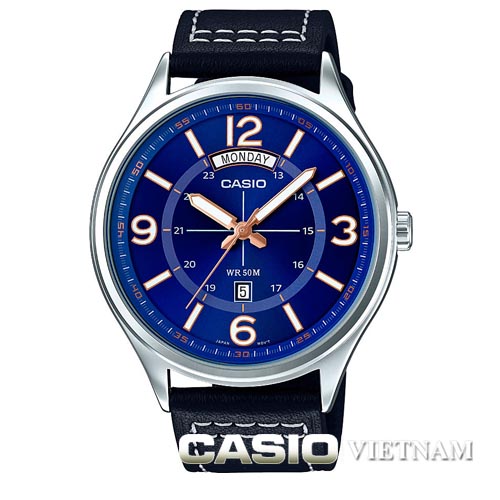 Đồng hồ nam Casio MTP-E129L-2B1VDF cao cấp
