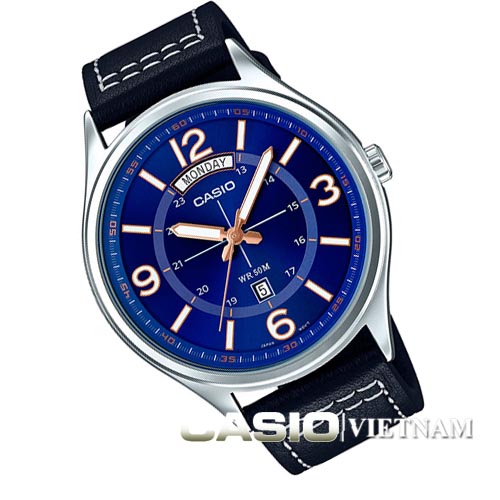 Đồng hồ nam Casio MTP-E129L-2B1VDF sang trọng