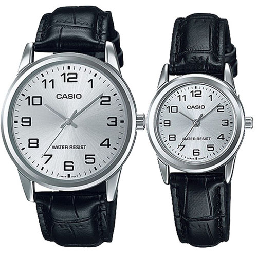 cặp đôi đồng hồ Nam nữ MTP-V001L-7BUDF và LTP-V001L-7BUDF
