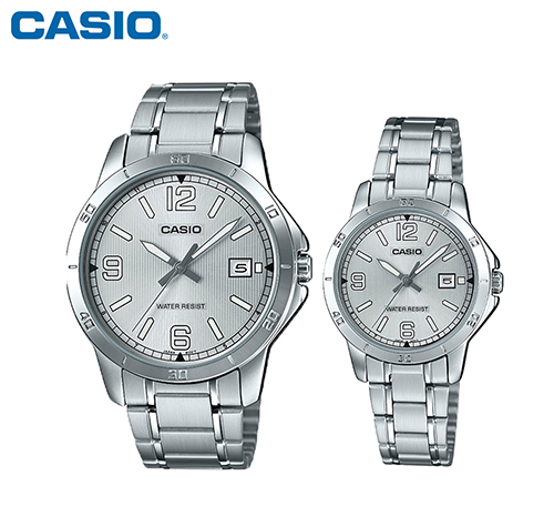 Đồng hồ cặp đôi Casio MTP-V004D-7B2UDF & LTP-V004D-7B2UDF 