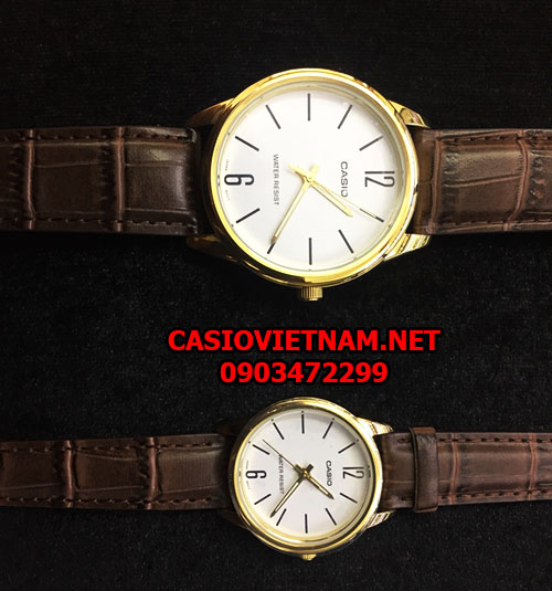 đồng hồ casio đôi MTP-V005GL-7BUDF Và LTP-V005GL-7BUDF