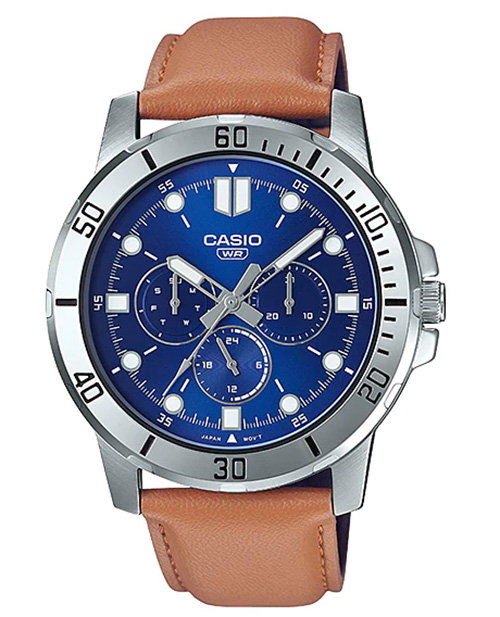 Đồng hồ Casio MTP-VD300L-2EUDF dây da màu nâu