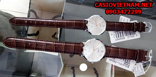 Khám phá đồng hồ Casio cặp MTP-VT01L-7B2 & LTP-VT01L-7B2