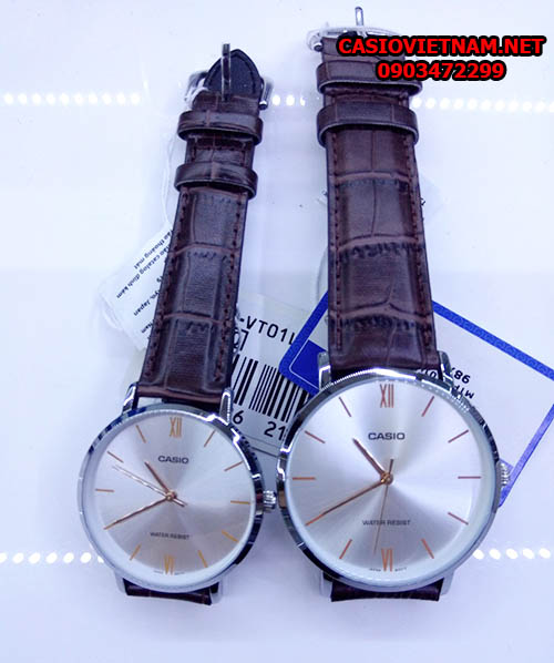 Mẫu đồng hồ Casio cặp MTP-VT01L-7B2 & LTP-VT01L-7B2