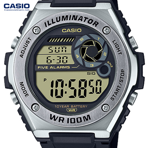 mặt đồng hồ casio MWD-100H-9AV