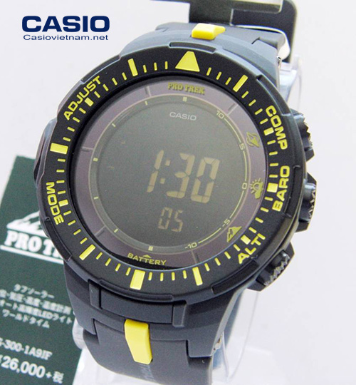 Chi tiết dây đeo đồng Hồ Casio Protrek PRG-300-1A9DR