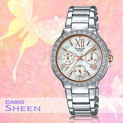 Đồng hồ Casio Sheen SHE-3052D-7AUDR Chính hãng 