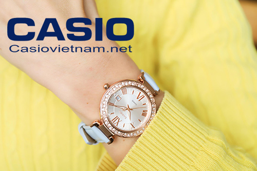 đồng hồ Casio sheen SHE-4057PGL-7BUDF tinh tế