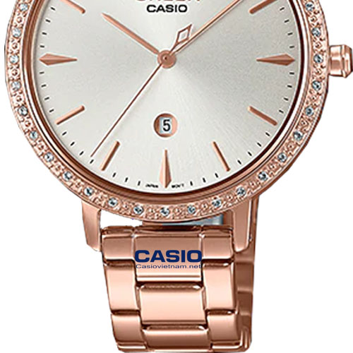 dây kim loại đồng hồ Casio Sheen SHE-4535YPG-7AUDF