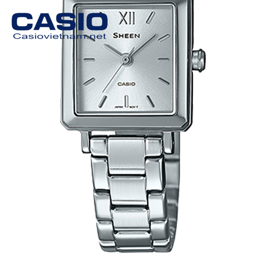 dây kim loại đồng hồ Casio SHE-4538D-7AUDF 