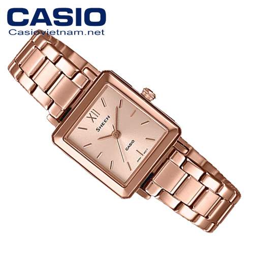 đồng hồ casio sheen SHE-4538PG-4AUDF