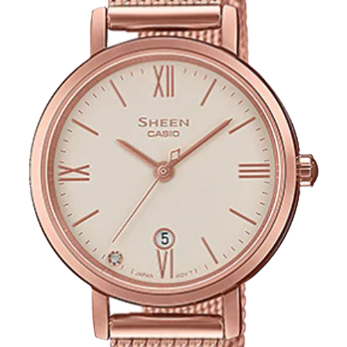 mặt đồng hồ casio sheen SHE-4540CGM-4AUDF