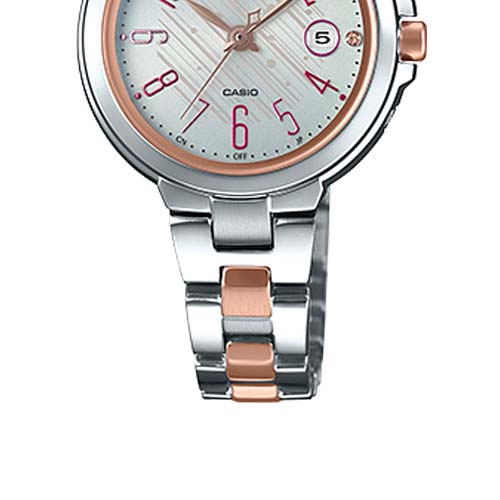 dây đeo kim loại đồng hồ nữ SHW-5100DSG-7A màu hồng
