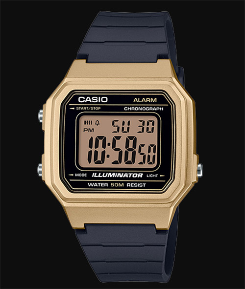 Đồng hồ Casio W-217HM-9AVDF dây nhựa