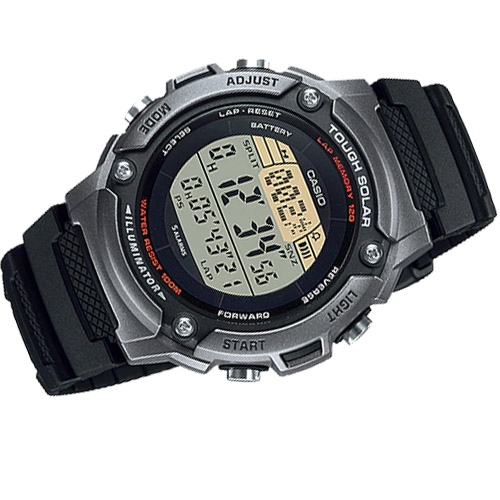 đồng hồ casio W-S200H-1AV